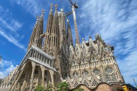 Vista della Sagrada Familia nel 2024